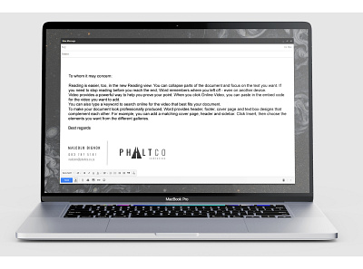 Phaltco - Email Signature branding email signature logo logodesign logotype minimal typogaphy