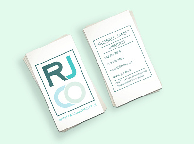 RJCO - Business Cards affinitydesigner brand identity branding business cards businesscard corporate identity logo logodesign logotype typogaphy