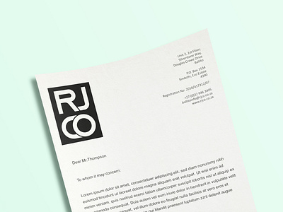 RJCO - Letterhead