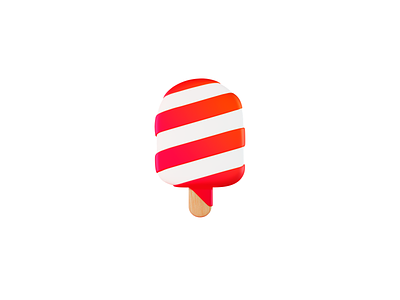 Pops Logo 3d branding candy design icecream logo pops popsicle ui