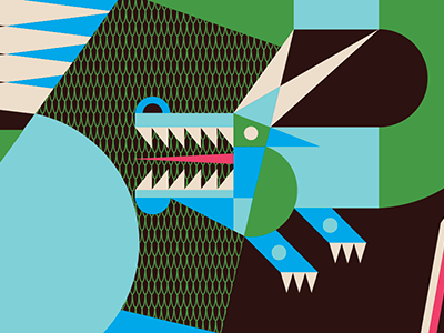 Dragon dragon illustration patterns shapes