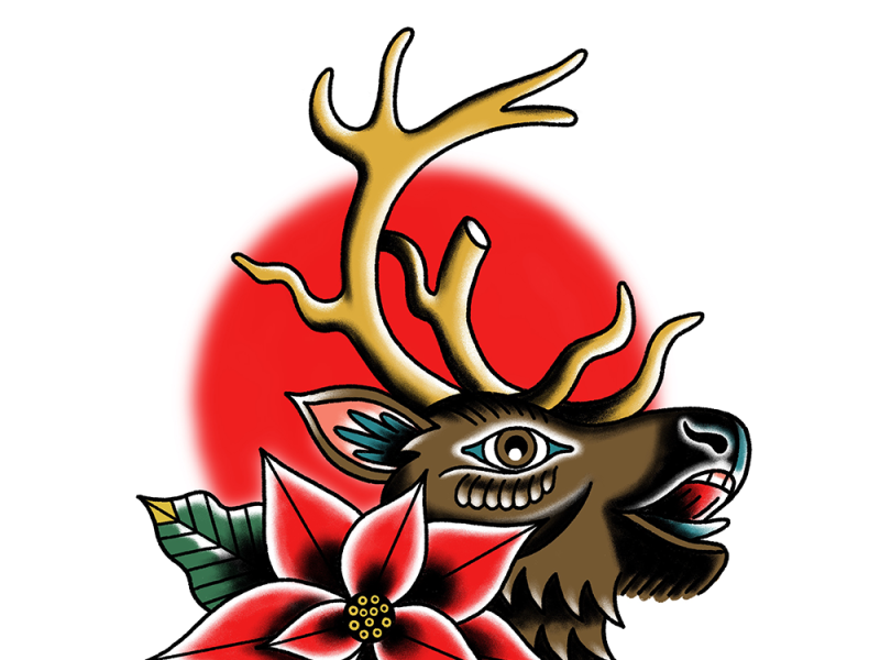 Norwegian deer   Tattoos by TioLu 