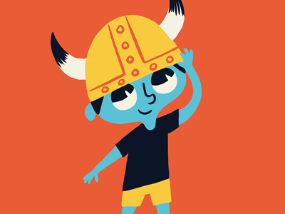 Viking Boy boy costume hat illustration imagination viking