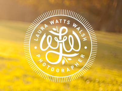 Laura Watts Walsh Photography laura watts walsh logo mark photographer photography seal