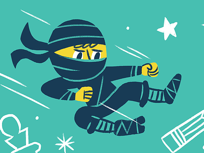 Ninja! character illustration ninja