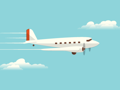 Vintage Airplane airplane design icon illustration vintage