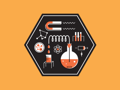 Science Equipment Icon icon illustration science