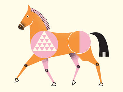 Horse design horse illustration