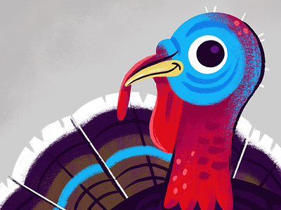 Thanksgiving 2019 animal bird digital illustration ipad pro procreate thanksgiving turkey