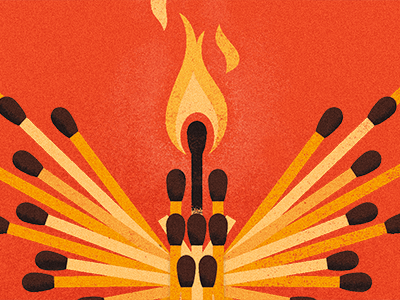 Matches fire flame illustration light matches texture