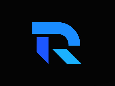 R logo design - Black