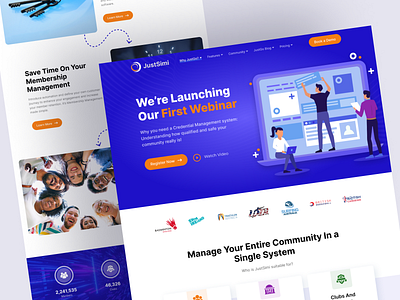 GustSimi - Agency Landing Page Design