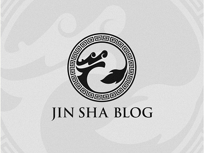 JIN SHA BLOG brand cachuabi dragon fengshui logo mark mascot resort restaurant travel yinyang