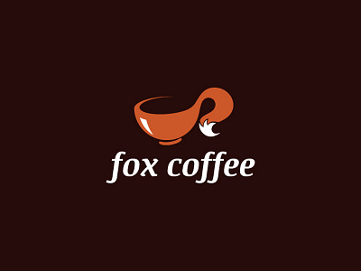 FOX COFFEE brand cachuabi coffee cup fox icon logo mark symbol