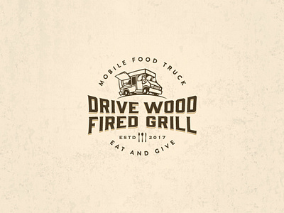 DRIVE WOOD FIRED GRILL branding logo