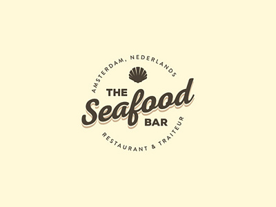 THE SEAFOOD BAR branding logo