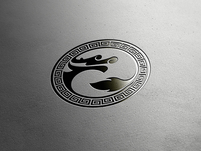 JIN SHA BLOG LOGO ENGRAVED ON METAL branding logo