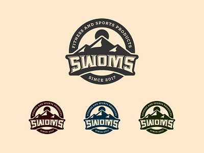 SWOMS LOGO ONE COLOR VERSION branding logo