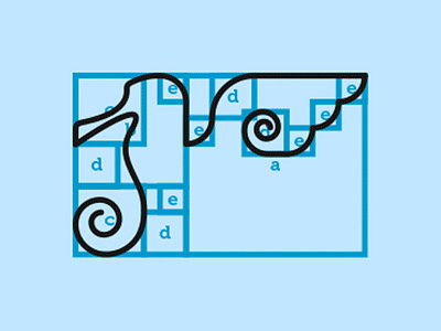 SAVING SEALIFE LOGO AND GOLDEN RATIO branding grid logo process ratio space structure