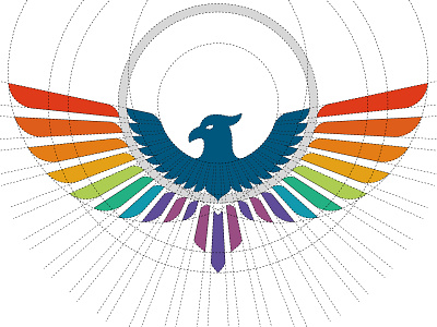 PHOENIX GROUP branding color colorful icon logo mark mascot process symbol