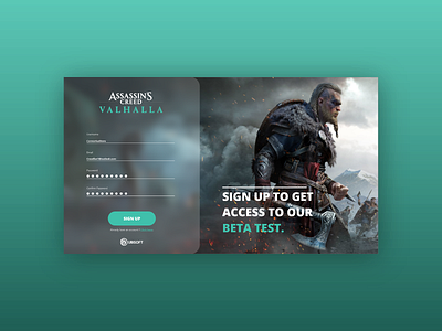 Daily UI Challenge 001 001 concept dailyui dailyui 001 dailyuichallenge sign up signup ui ui design uidesign web web design