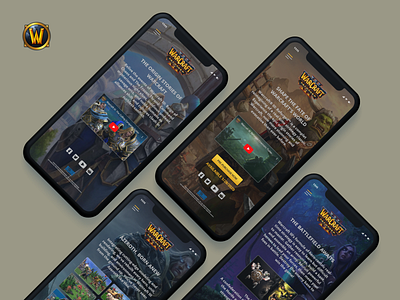 Warcraft 3 Reforged - UI/UX Design concept mobile mobile ui responsive website ui uidesign warcraft warcraft3 web web design website