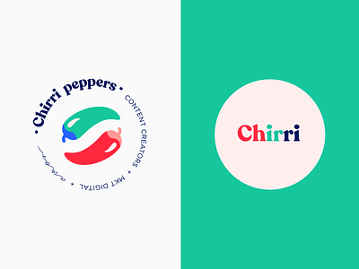 Chirri Peppers Branding branding colorful design digital agency icon logo logodesign pepper typography vector