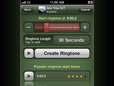 Mobile17 iPhone App app editor green iphone