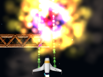Explosion close-up bright explosion game iphone light night sky sprite