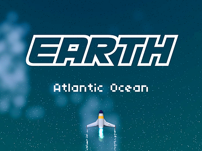 Ocean flight 2.5d 8bit game iphone ocean pixel sky