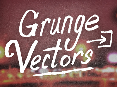Grunge Vectors brush download grunge illustration lettering pack vector vintage
