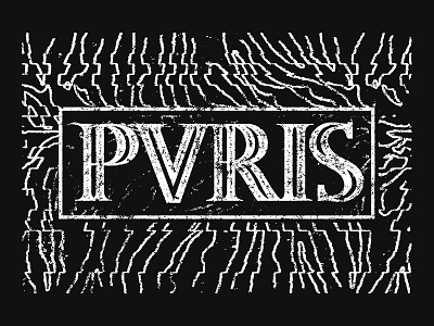 PVRIS / White Noise apparel band glitch logo merch music pvris rock white noise