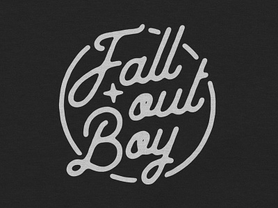 Fall Out Boy / Pocket Emblem apparel emblem fall out boy logotype merch music pocket punk t shirt