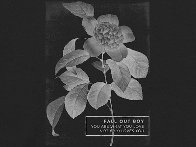 Fall Out Boy / Flower Print apparel band merch fall out boy flower fob long sleeve merch music punk t shirt x ray