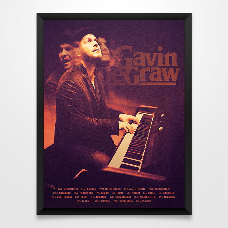 gavin degraw tour europe