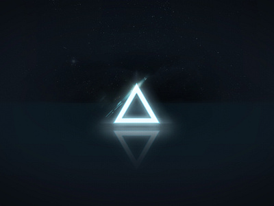 Illuminated Triangle Wallpaper by Brent Galloway on Dribbble