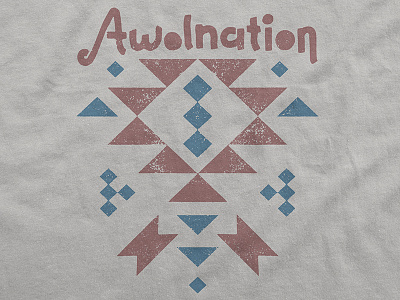 Awolnation / Southwest T-Shirt apparel awolnation here come the runts merch native american southwest t shirt tribal