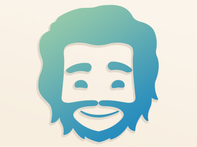 Simple Bearded @JakeDowns avatar beard downs illustration jake minimal simple