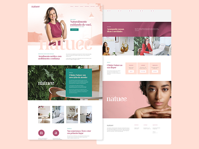 UI Design website Natuee