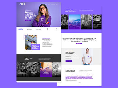 UI Design website Foco