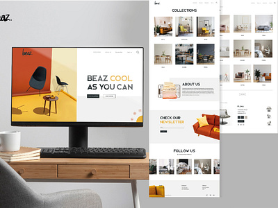 FURNITURE E-COMMERCE branding color design e commerce graphic design illustration logo typography ui uiux ux vector