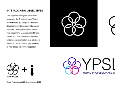 Young Professionals Logo Concept branding design logo typography vector