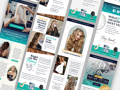 Twisted Fringe Email Design branding design email graphic design layout