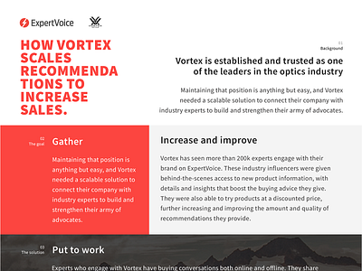 Expertvoice Vortex Page Samples By Brice Alef On Dribbble