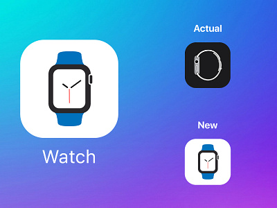 Apple Watch Icon Redesign Concept