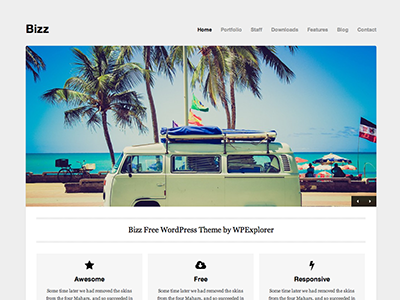 Bizz WordPress Theme WIP design website wordpress wpexplorer