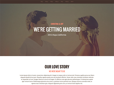 Married Total WordPress Theme Demo business clean corporate minimal modern templates theme themes website wedding white wordpress