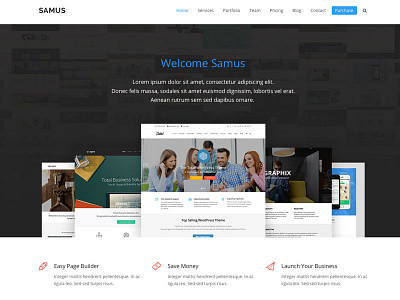 Samus Total WordPress Theme Demo