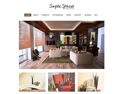 Simple Spaces - Total WordPress Theme Demo