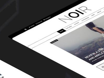 Noir WordPress Blogging & WooCommerce Theme